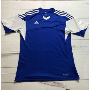 Adidas Boy’s 3 Stripe Climacool Blue Shirt Size XL
